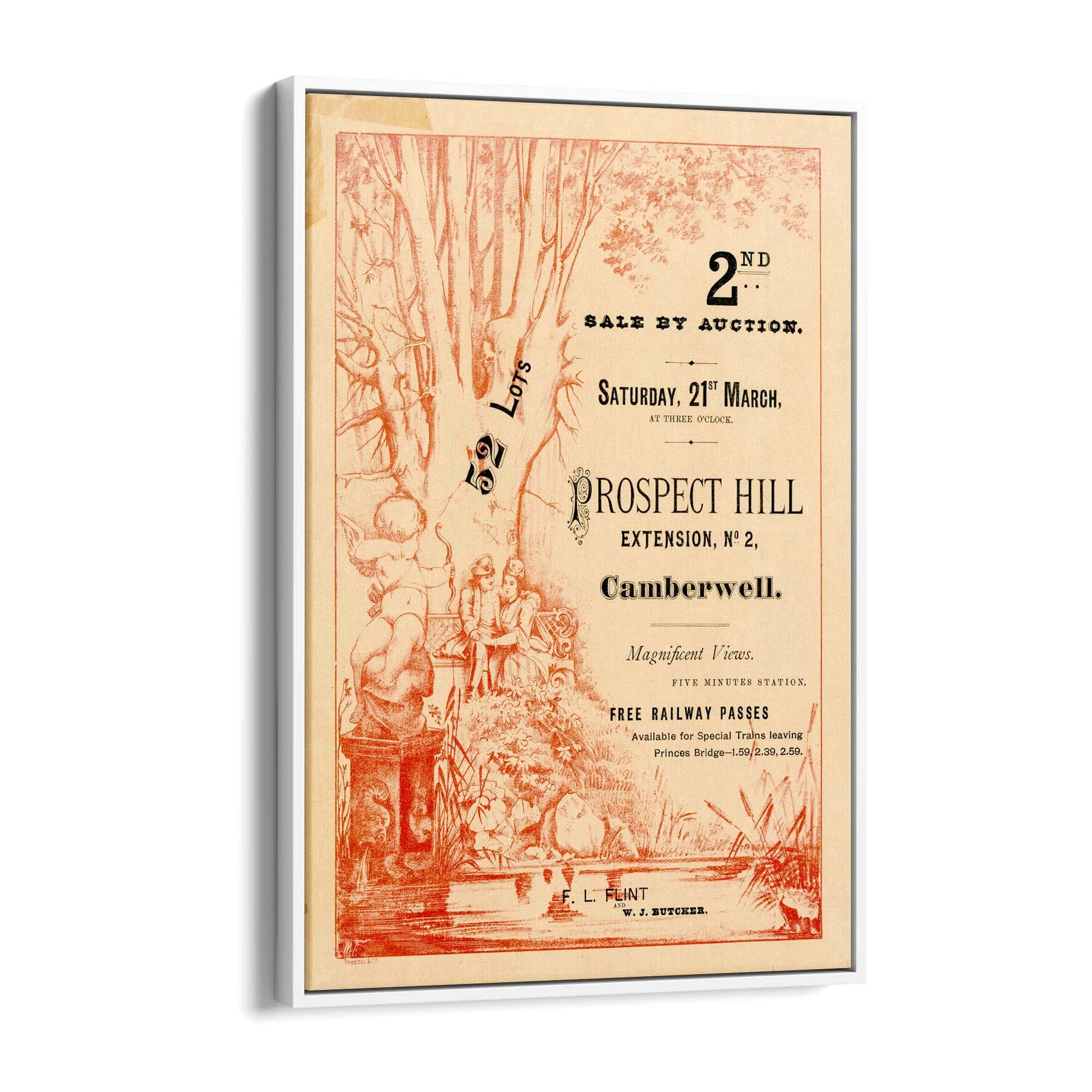Camberwell Melbourne Vintage Real Estate Ad Art #3 - The Affordable Art Company