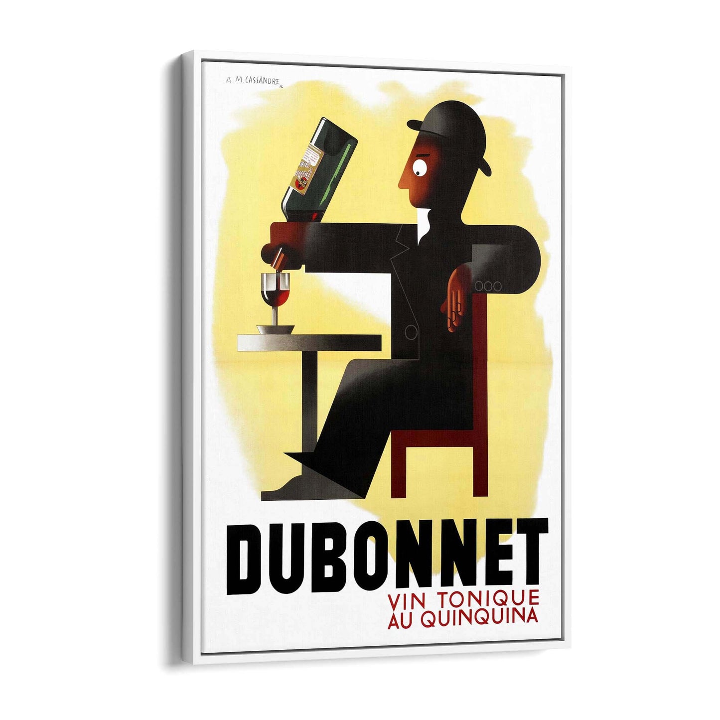 Vin Tonique Dubonnet Vintage Advert Wall Art - The Affordable Art Company