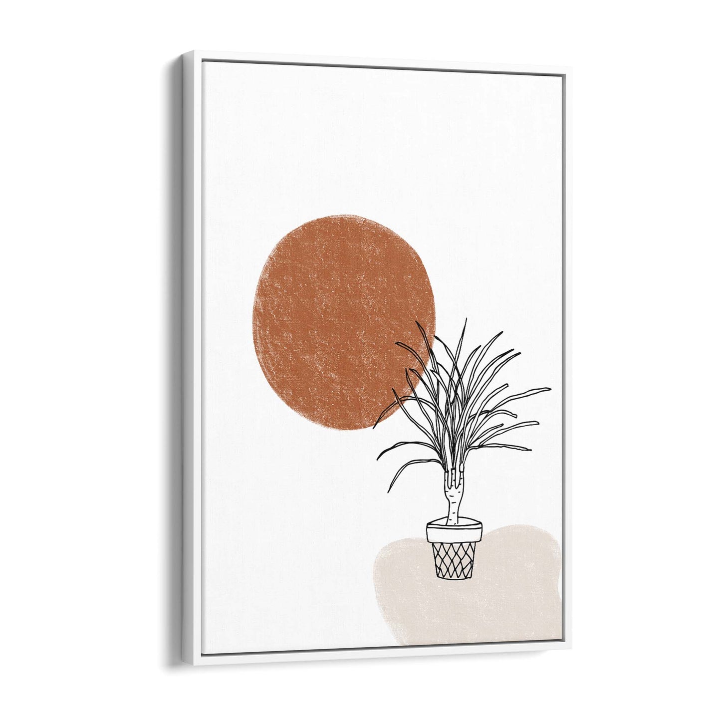 Modern Abstract Shape Minimal Retro Wall Art #16 - The Affordable Art Company