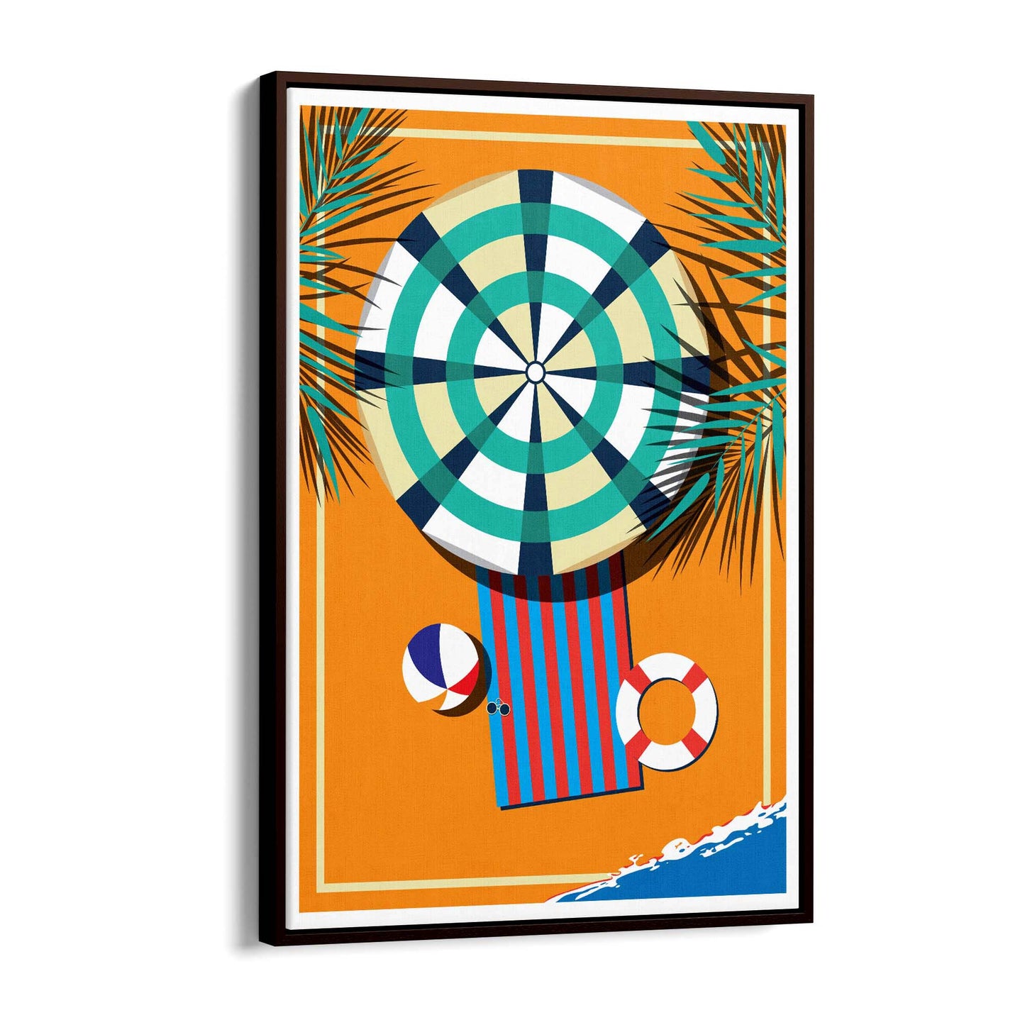 Retro Beach Summer Fashion Fun Glamour Wall Art #4 - The Affordable Art Company