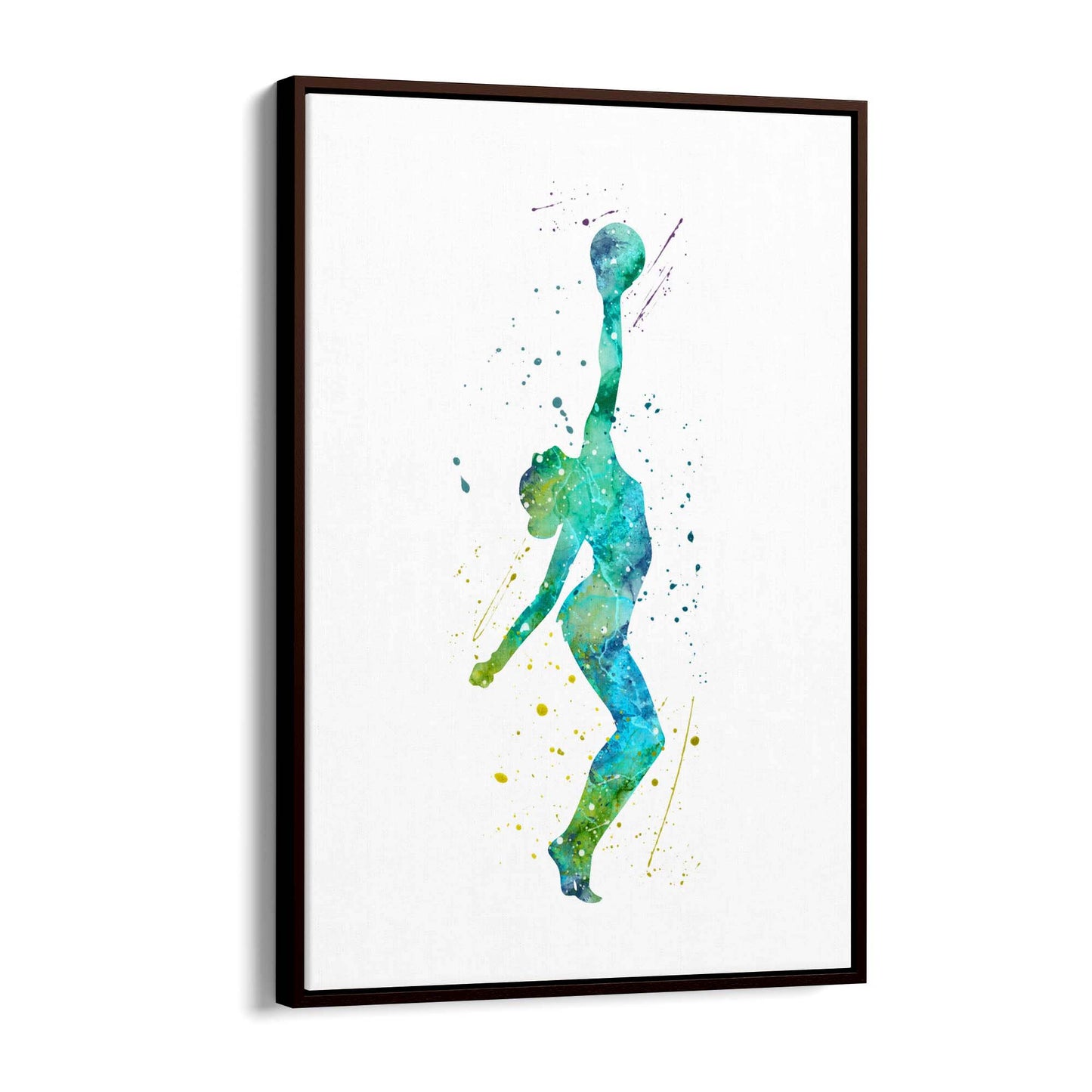 Gymnast Dance Girls Bedroom Gymnastics Wall Art #1 - The Affordable Art Company