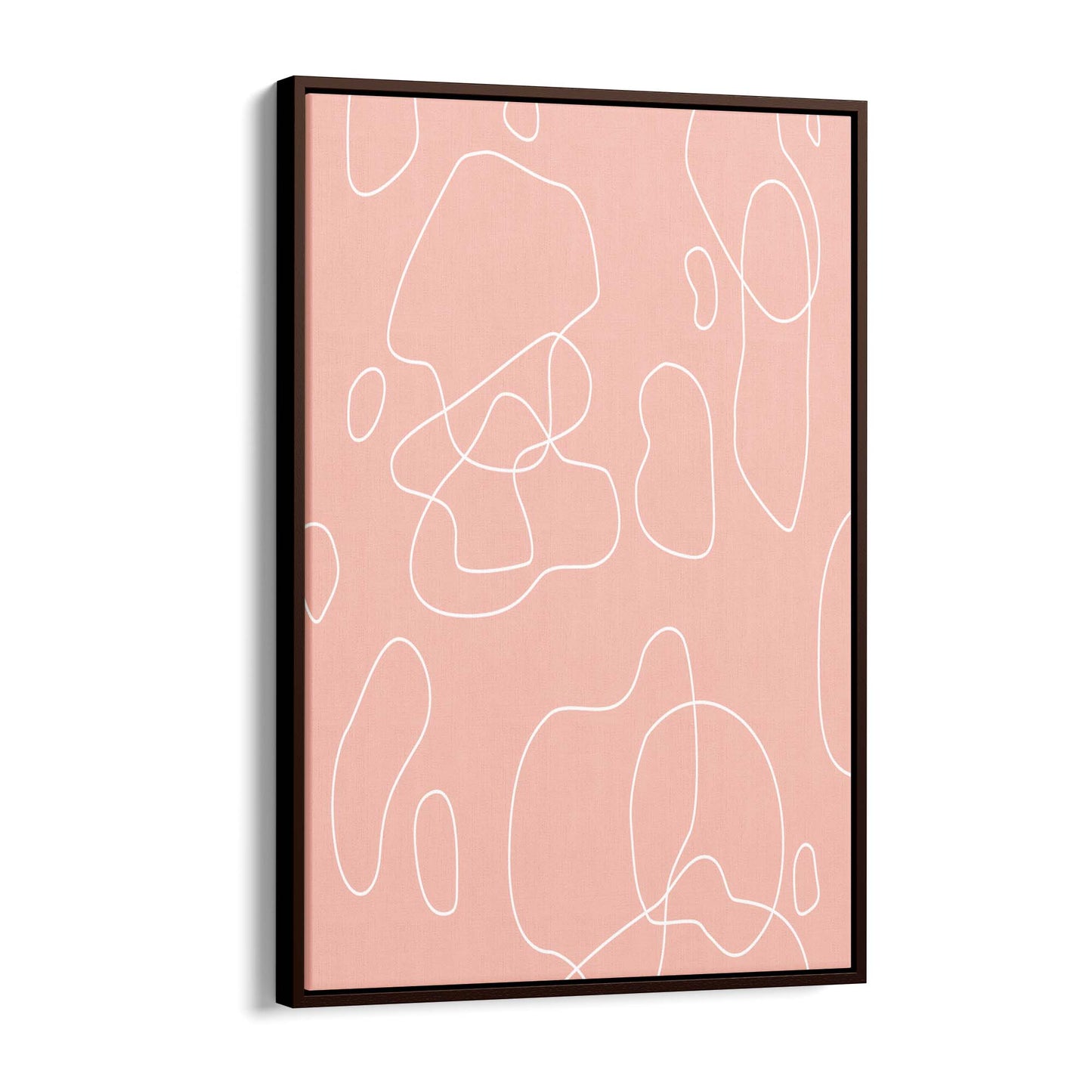 Calm Abstract Minimal Pastel Modern Wall Art #3 - The Affordable Art Company