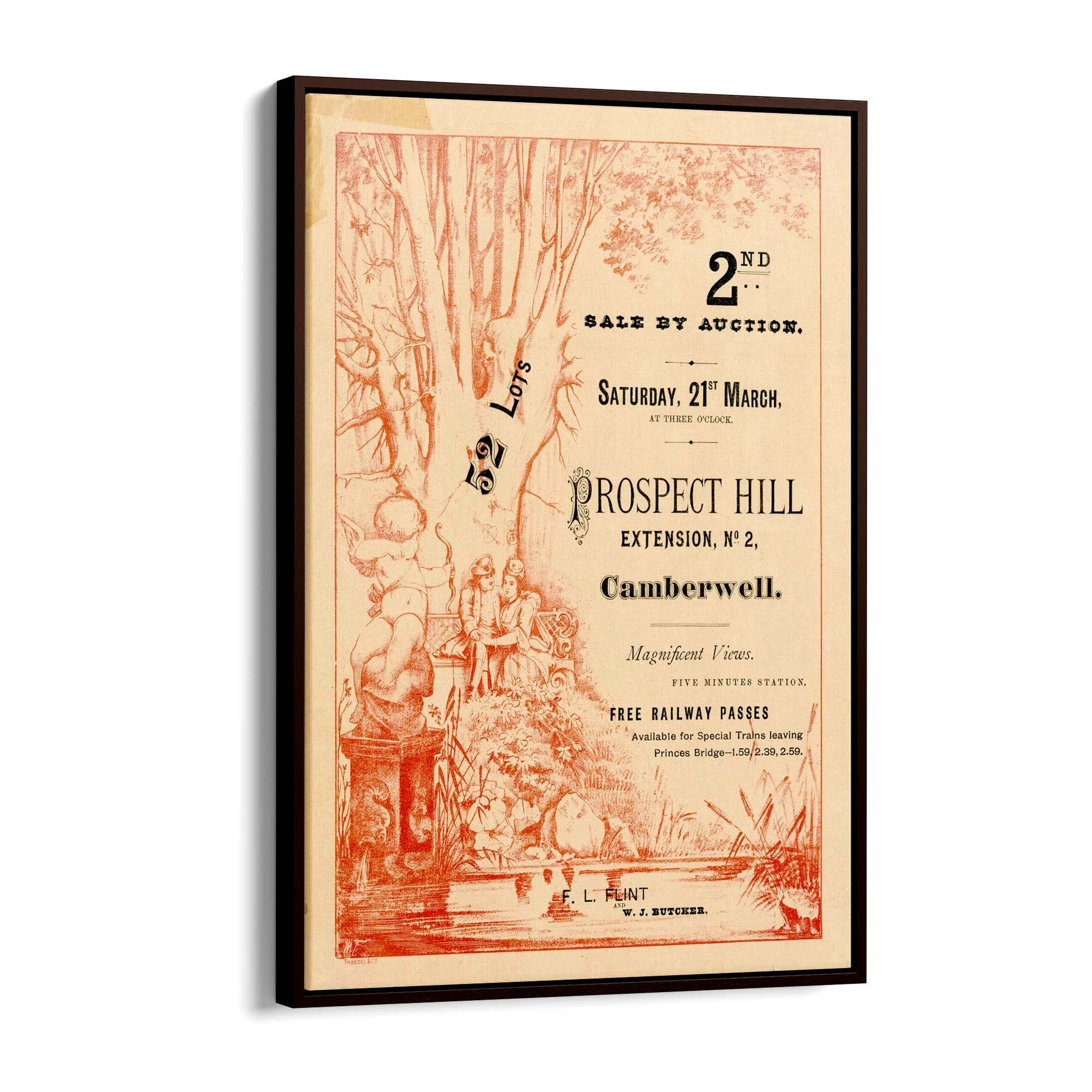 Camberwell Melbourne Vintage Real Estate Ad Art #3 - The Affordable Art Company
