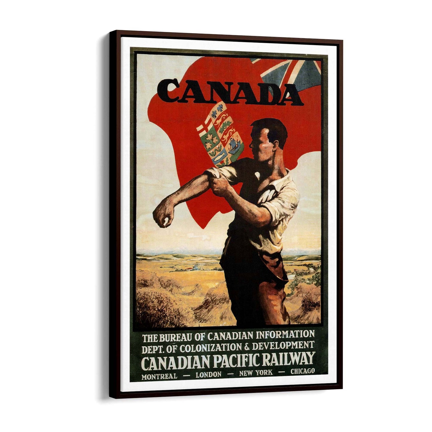 Canadian Pacific Vintage Shipping Advert Wall Art #1 - The Affordable Art Company