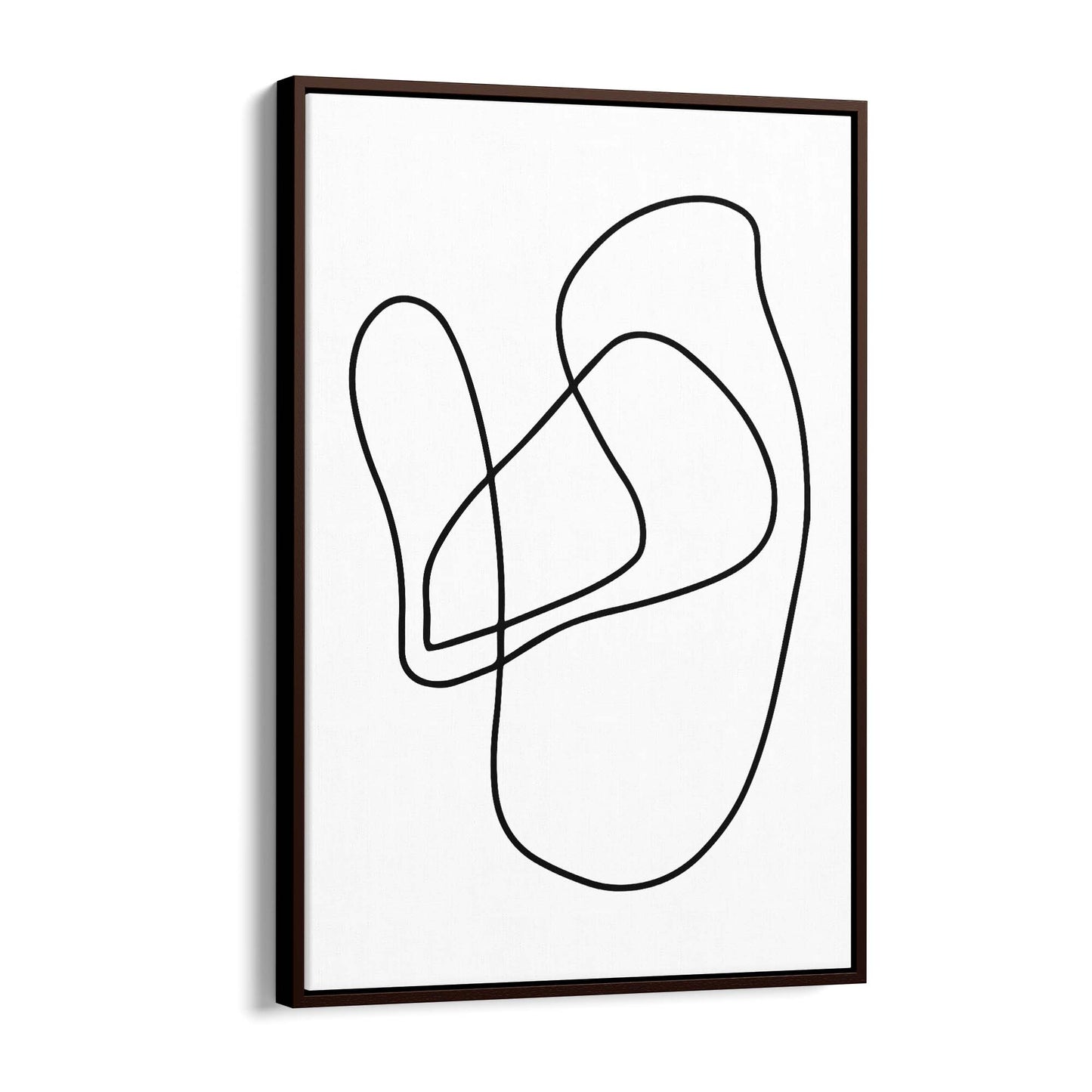 Minimal Abstract Modern Line Artwork Wall Art #7 - The Affordable Art Company