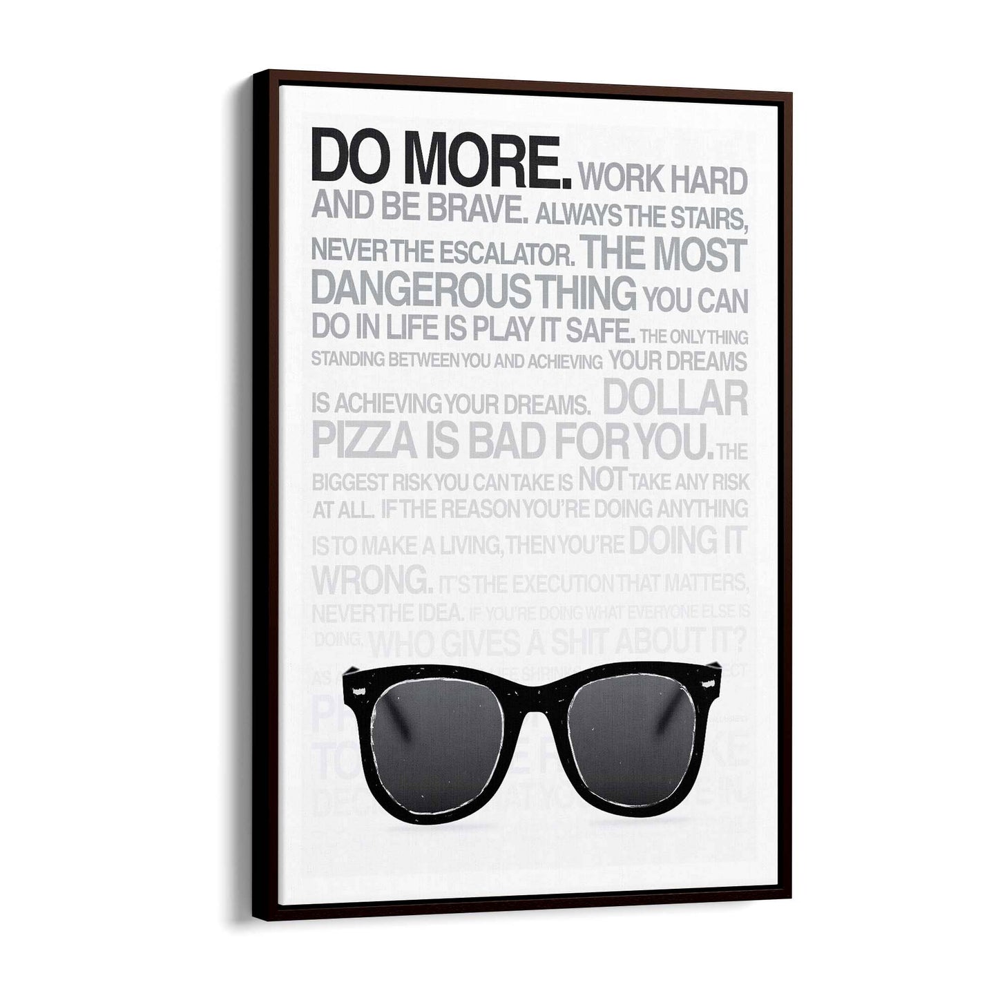 "Do More" Work Office Motivational Quote Wall Art - The Affordable Art Company