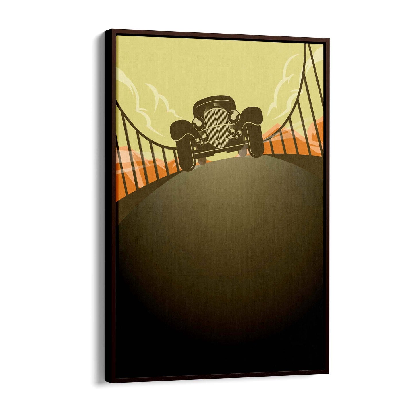 Art Deco Car Vintage Retro New York Wall Art #3 - The Affordable Art Company