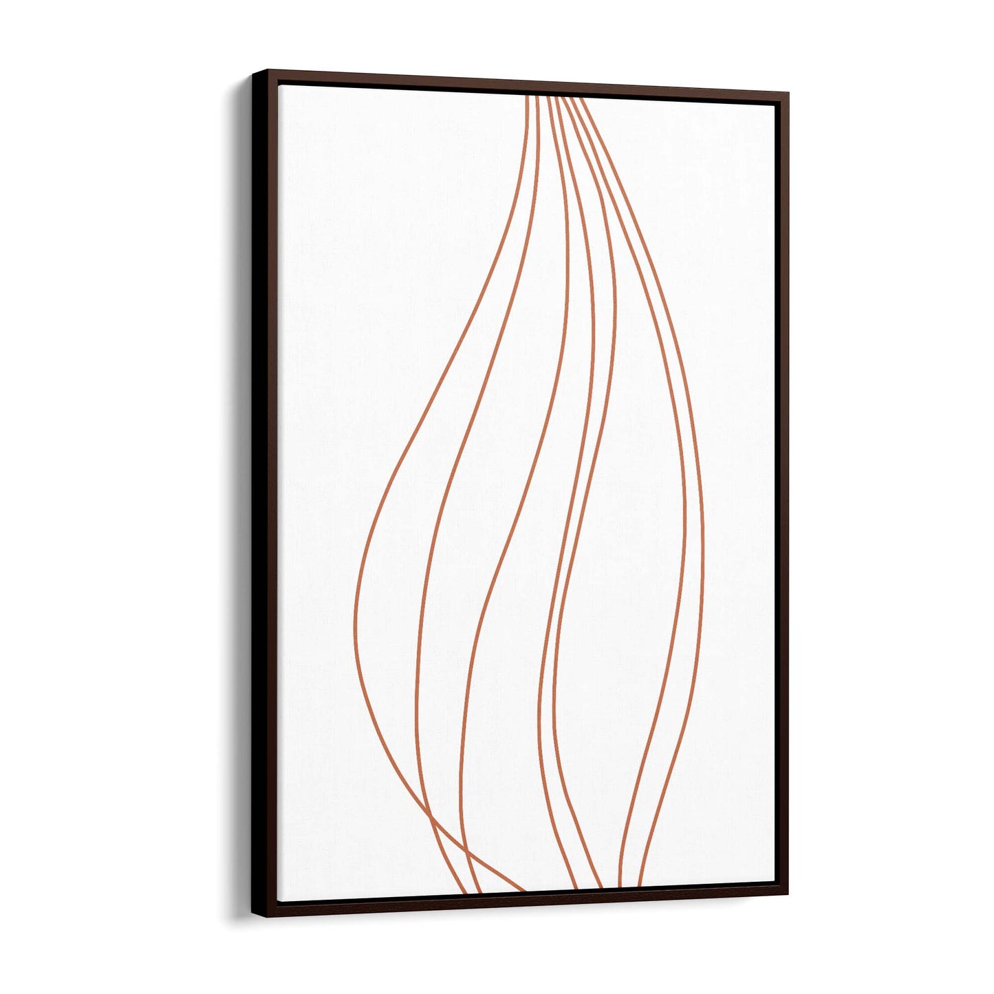 Abstract Line Artwork Minimal Modern Wall Art #1 - The Affordable Art Company