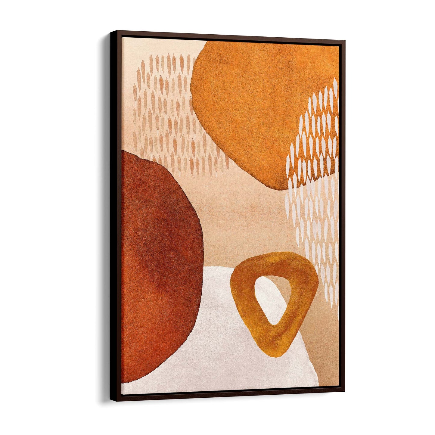 Abstract Modern Watercolour Shapes Painting Wall Art #5 - The Affordable Art Company