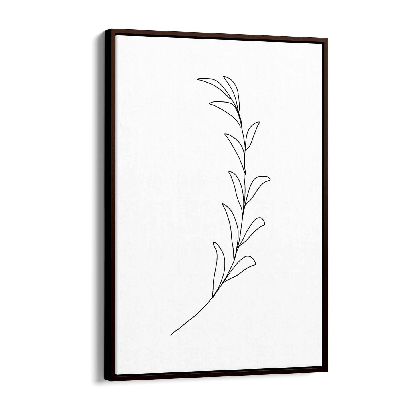 Minimal Floral Drawing Flower Abstract Wall Art #45 - The Affordable Art Company