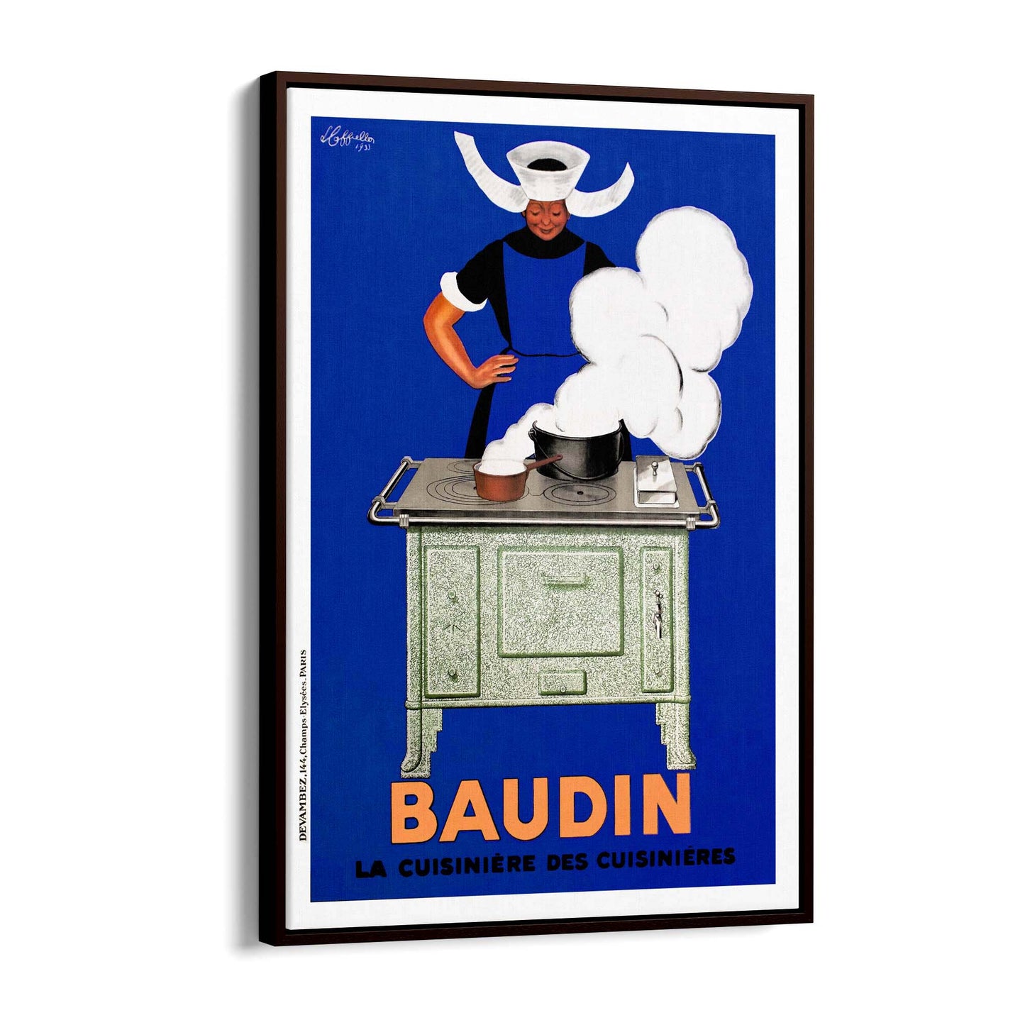 Baudin Vintage Advert Wall Art - The Affordable Art Company