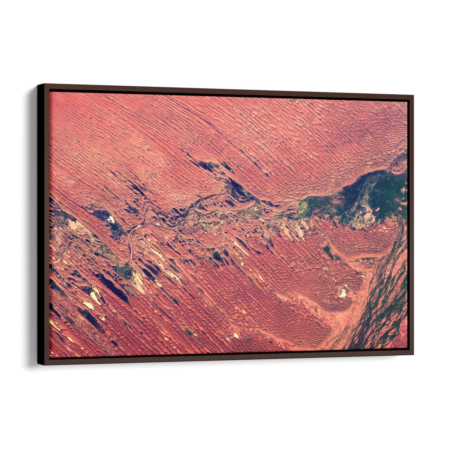 Sand Dunes, Australia Aerial Photograph Wall Art - The Affordable Art Company