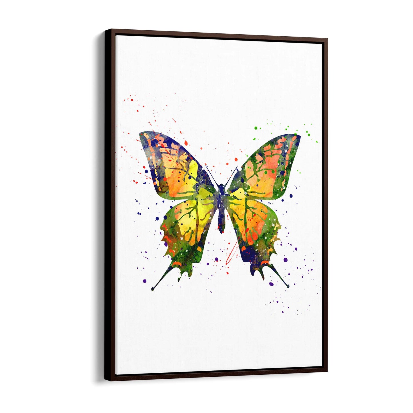 Butterfly Cute Nursery Baby Toddler Wall Art #3 - The Affordable Art Company