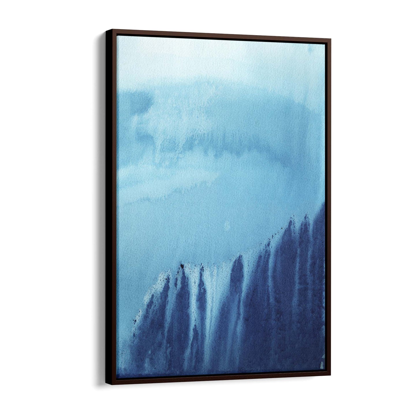 Minimal Blue Painting Abstract Modern Wall Art #13 - The Affordable Art Company