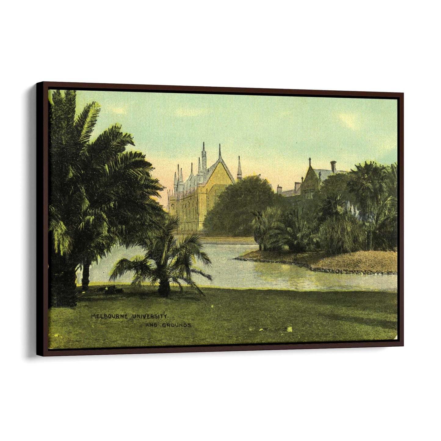 Melbourne University Vintage Artwork Wall Art - The Affordable Art Company