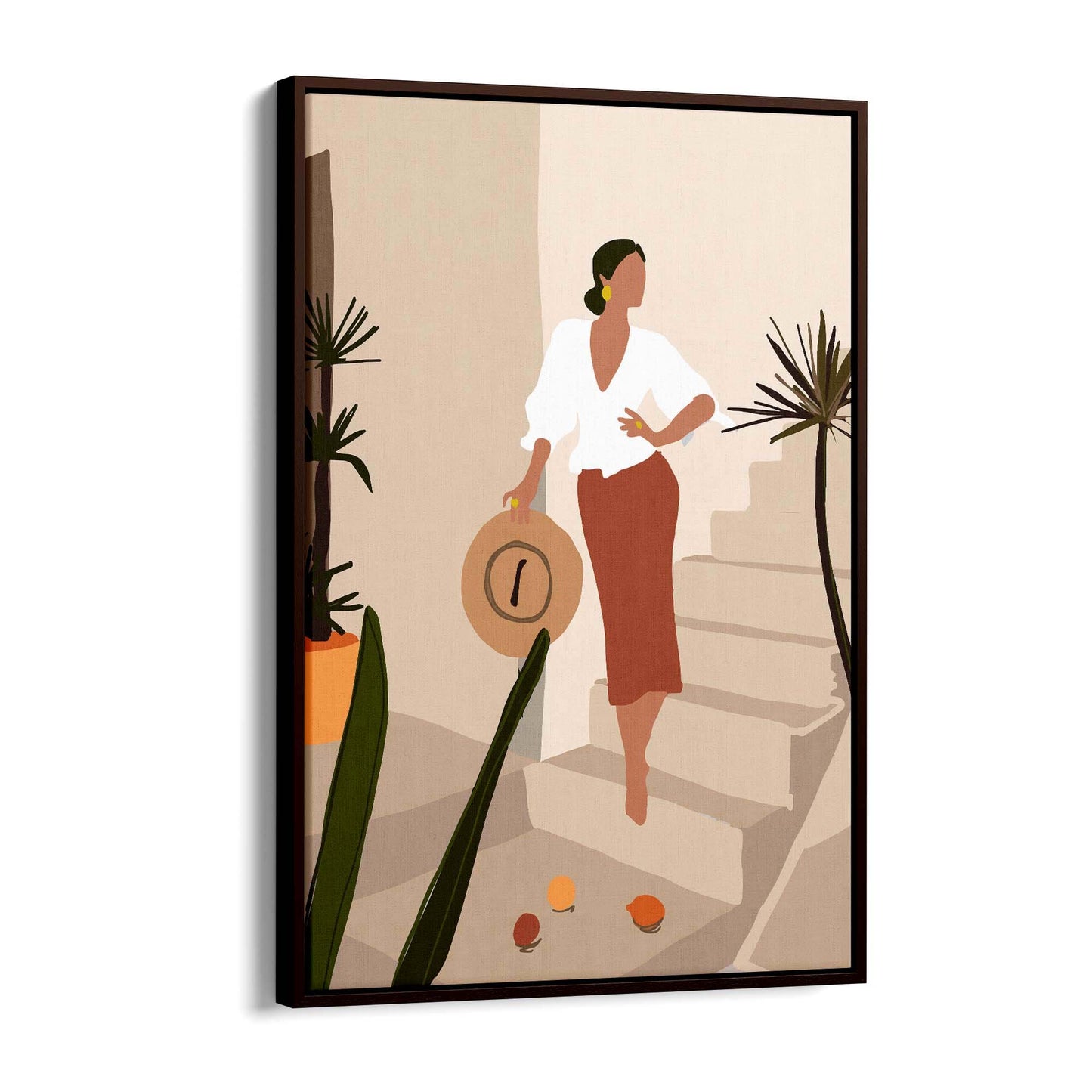 Fashion Minimal Retro Girls Bedroom Wall Art #4 - The Affordable Art Company