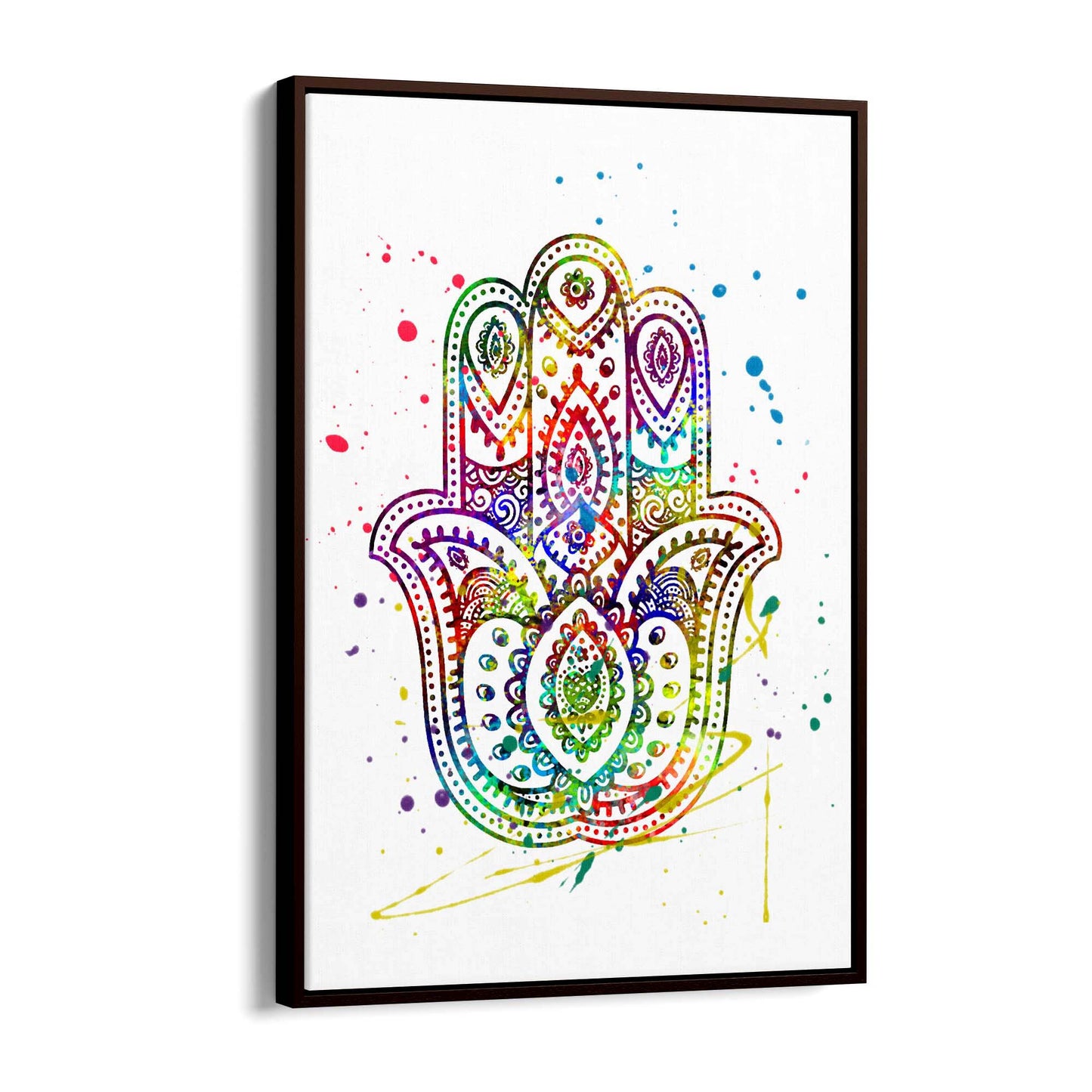 Yoga Studio Mandala Calming Yoga Buddhist Wall Art #1 - The Affordable Art Company