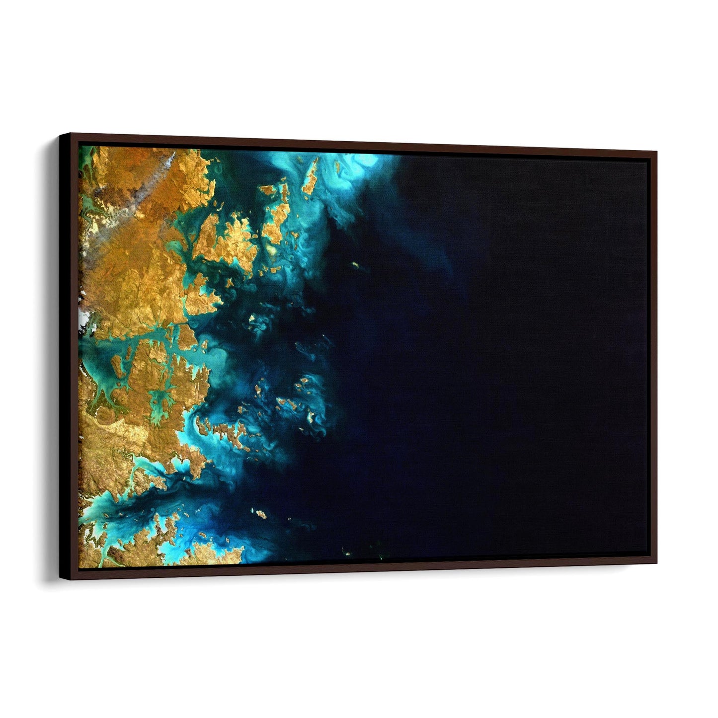 Northwesten Australia Aerial Photograph Wall Art - The Affordable Art Company