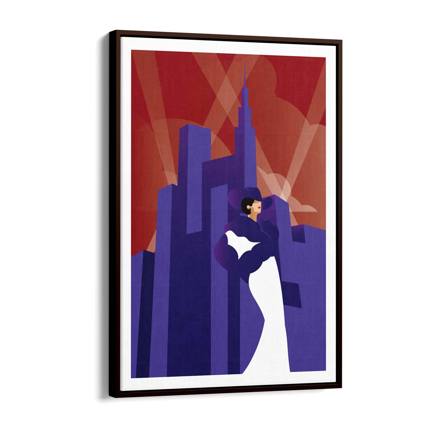 Art Deco New York Fashion Retro Vintage Wall Art #2 - The Affordable Art Company