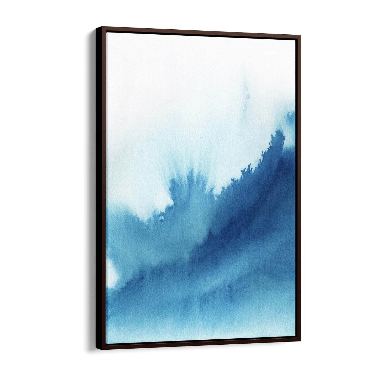 Minimal Blue Painting Abstract Modern Wall Art #15 - The Affordable Art Company