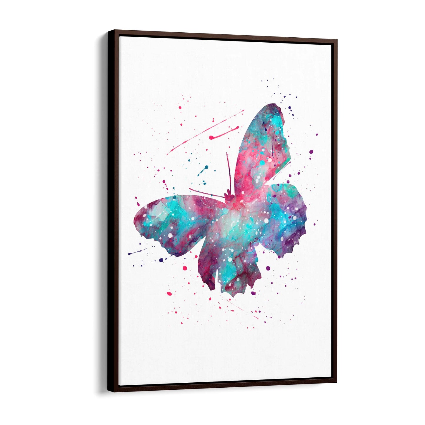 Butterfly Cute Nursery Baby Toddler Wall Art #2 - The Affordable Art Company