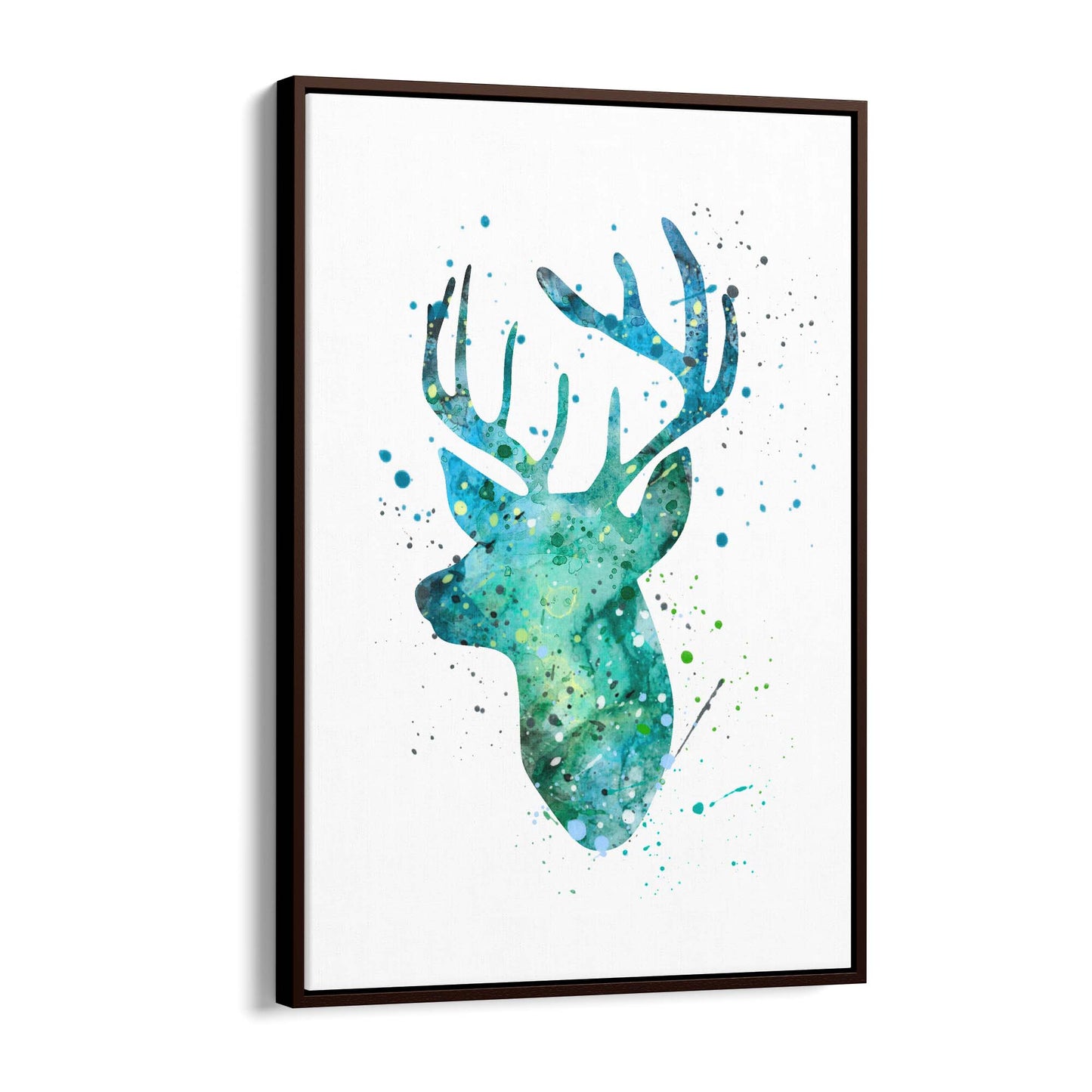 Cute Deer Woodland Animal Nursery Wall Art #1 - The Affordable Art Company