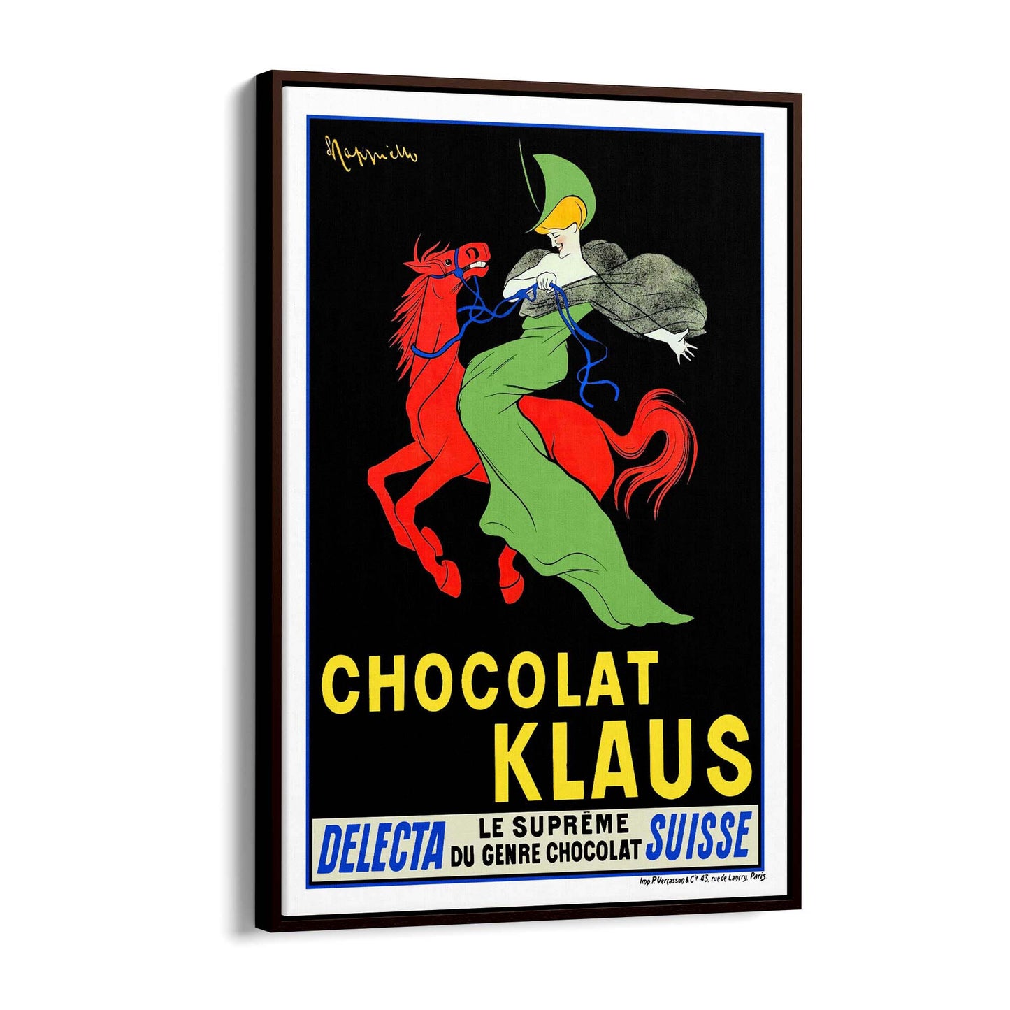 Chocolate Klaus Vintage Food Advert Wall Art - The Affordable Art Company