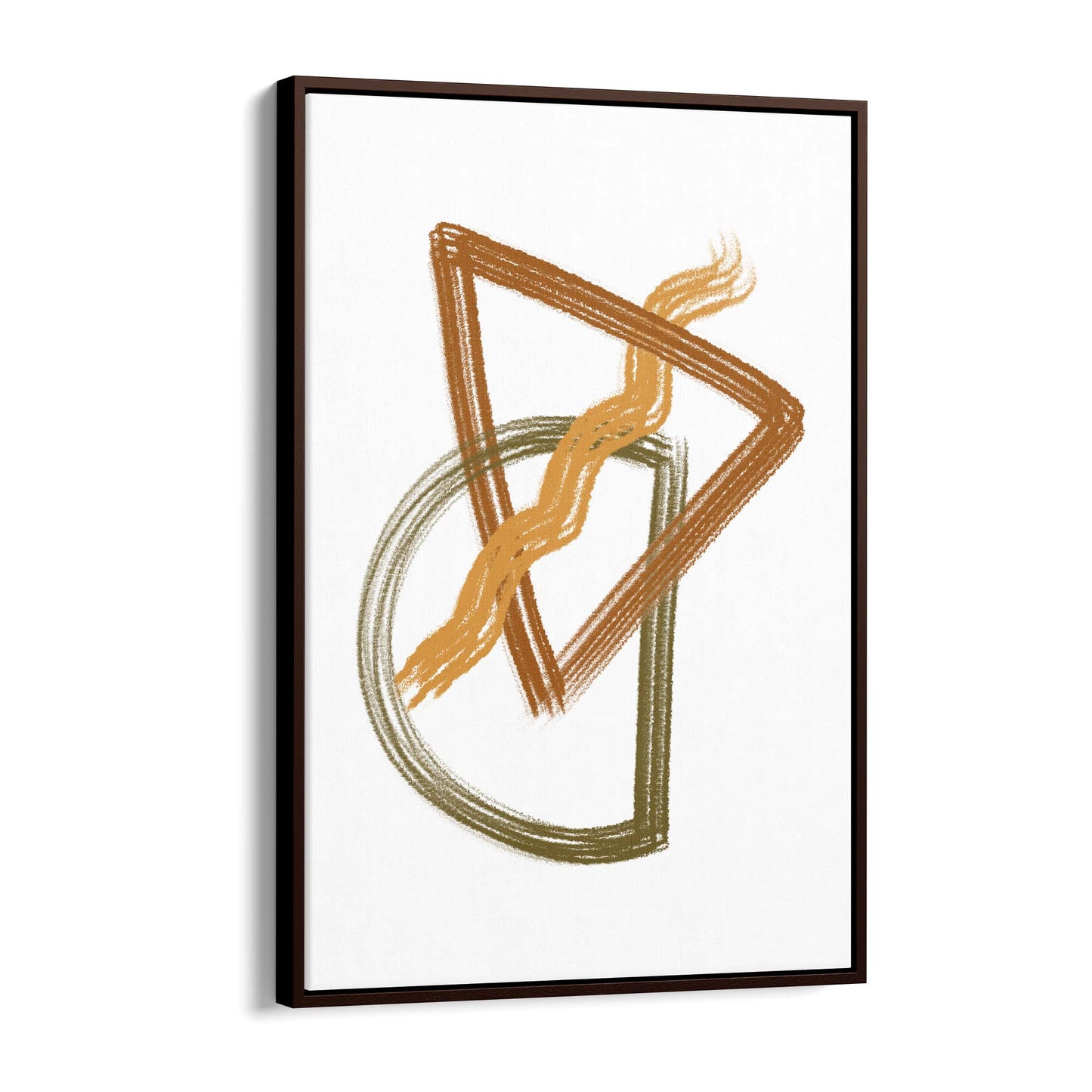 Abstract Minimal Shape Modern Artwork Wall Art #1 - The Affordable Art Company