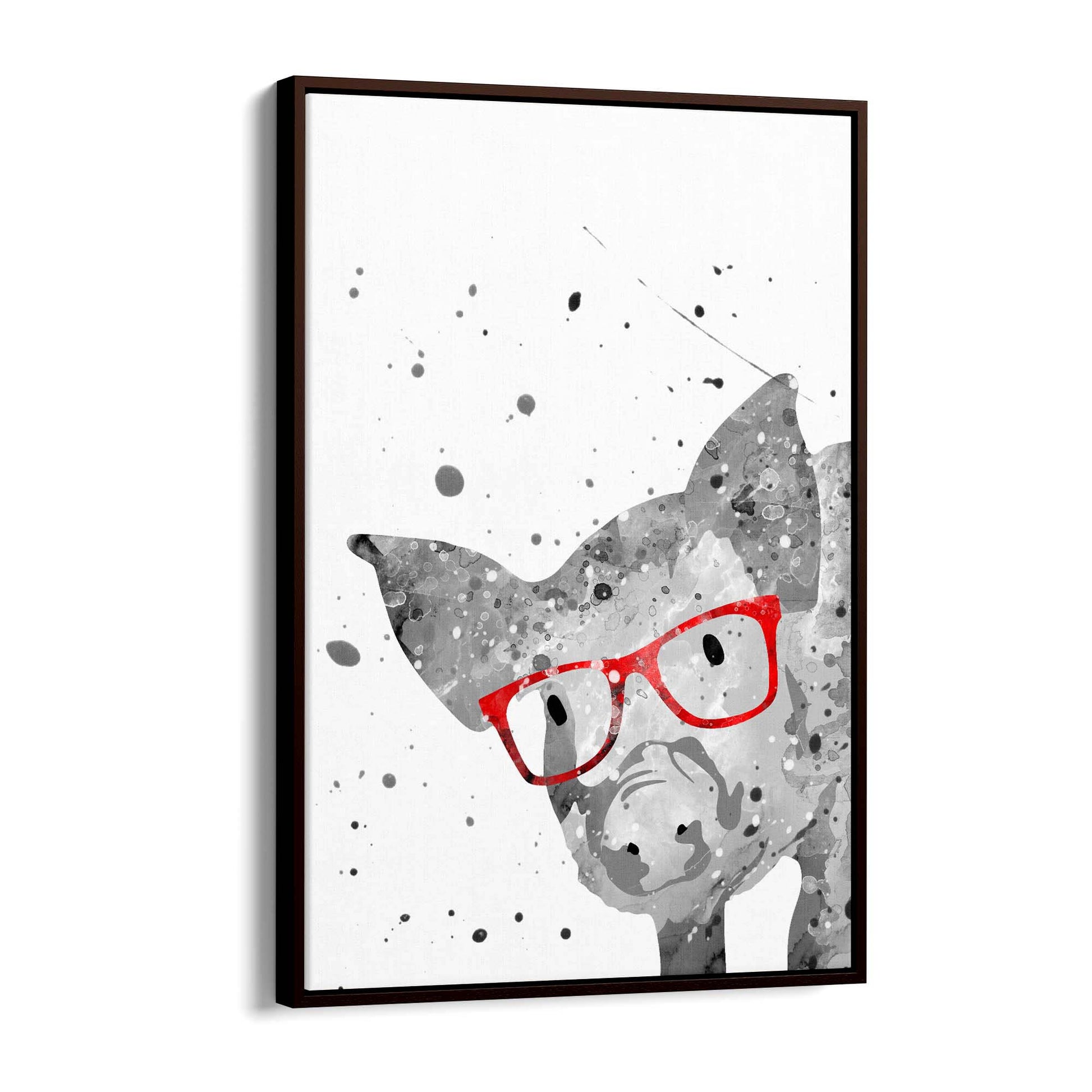 Cute Pig Nursery Cartoon Animal Baby Wall Art - The Affordable Art Company