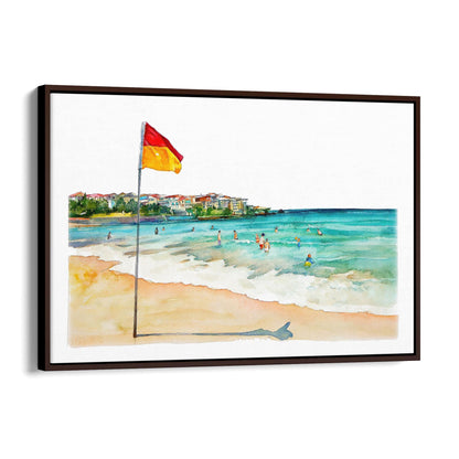 Bondi Beach Sydney Coastal Painting Wall Art - The Affordable Art Company