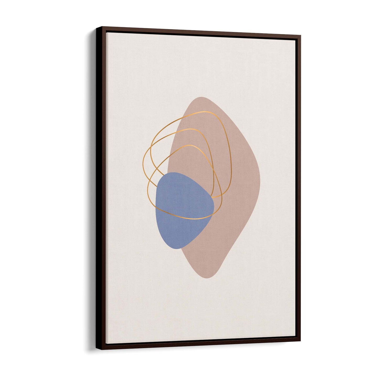 Pale Abstract Shapes Wall Art #5 - The Affordable Art Company