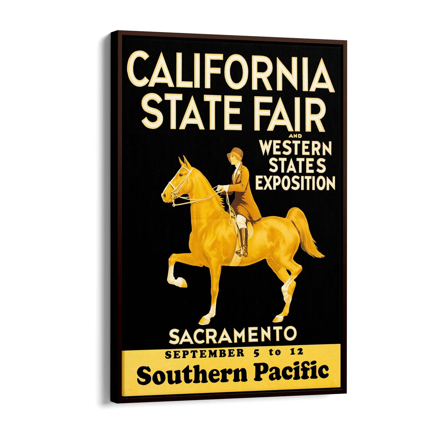 California State Fair Vintage Travel Advert Wall Art - The Affordable Art Company