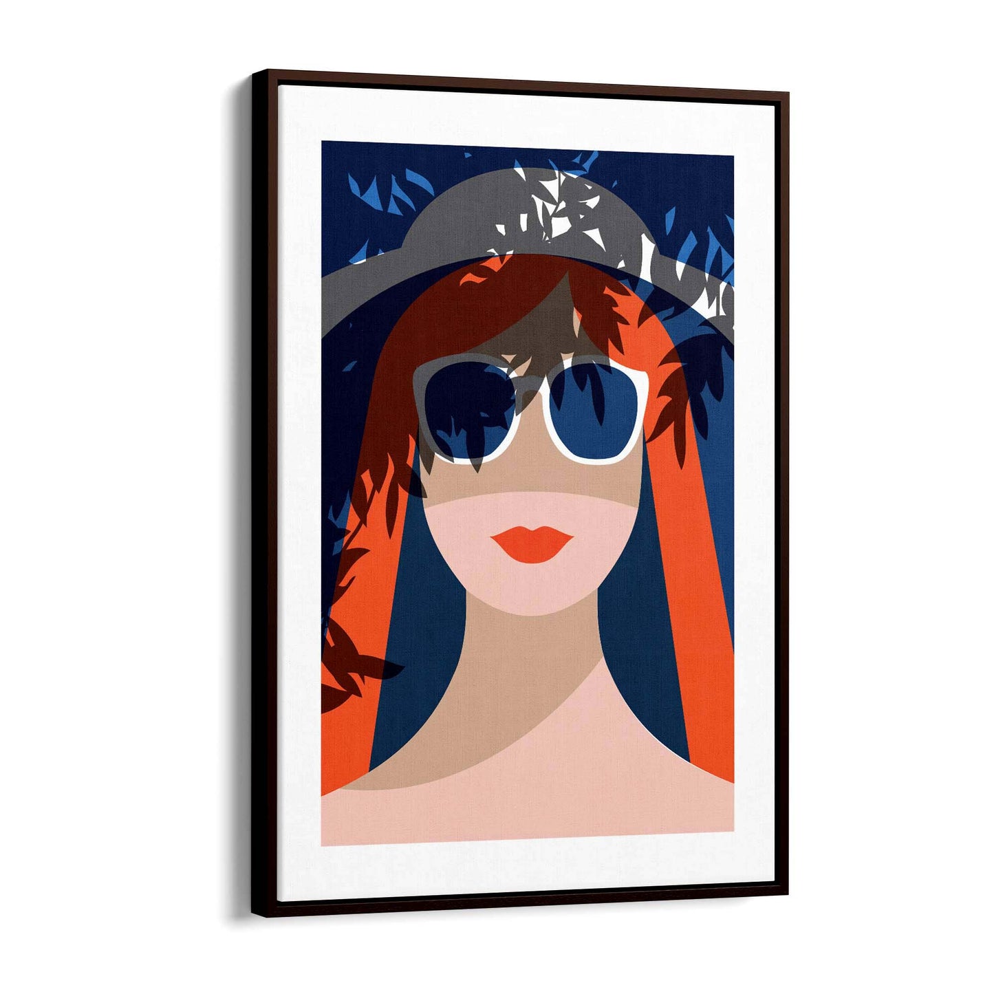 Retro Summer Beach Coastal Fashion Wall Art #1 - The Affordable Art Company