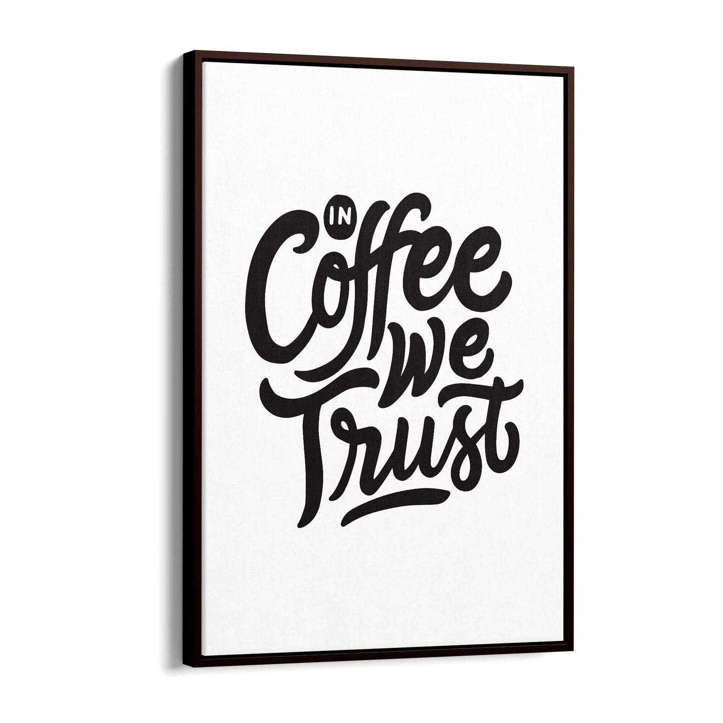 Coffee Quote Minimal Kitchen Cafe Style Wall Art #13 - The Affordable Art Company