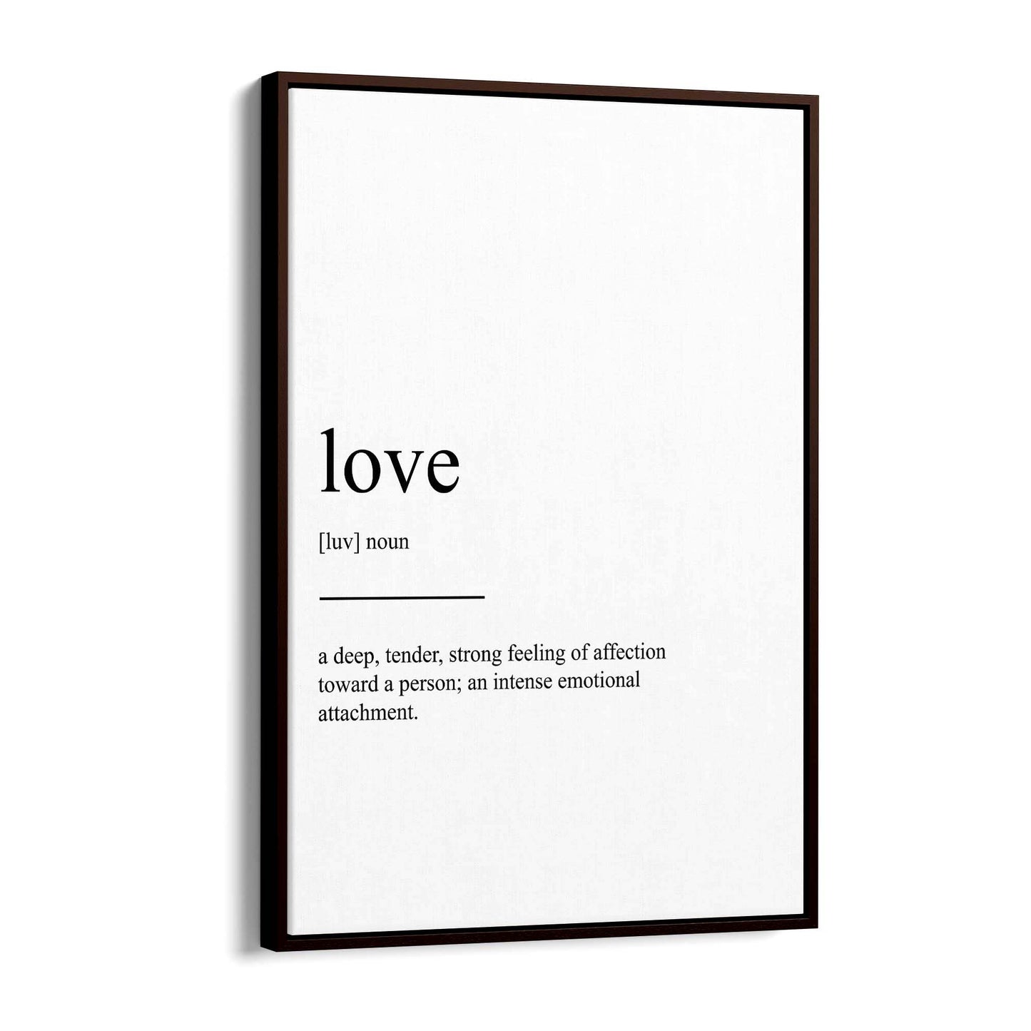 Love Dictionaly Definition Valentines Wall Art - The Affordable Art Company