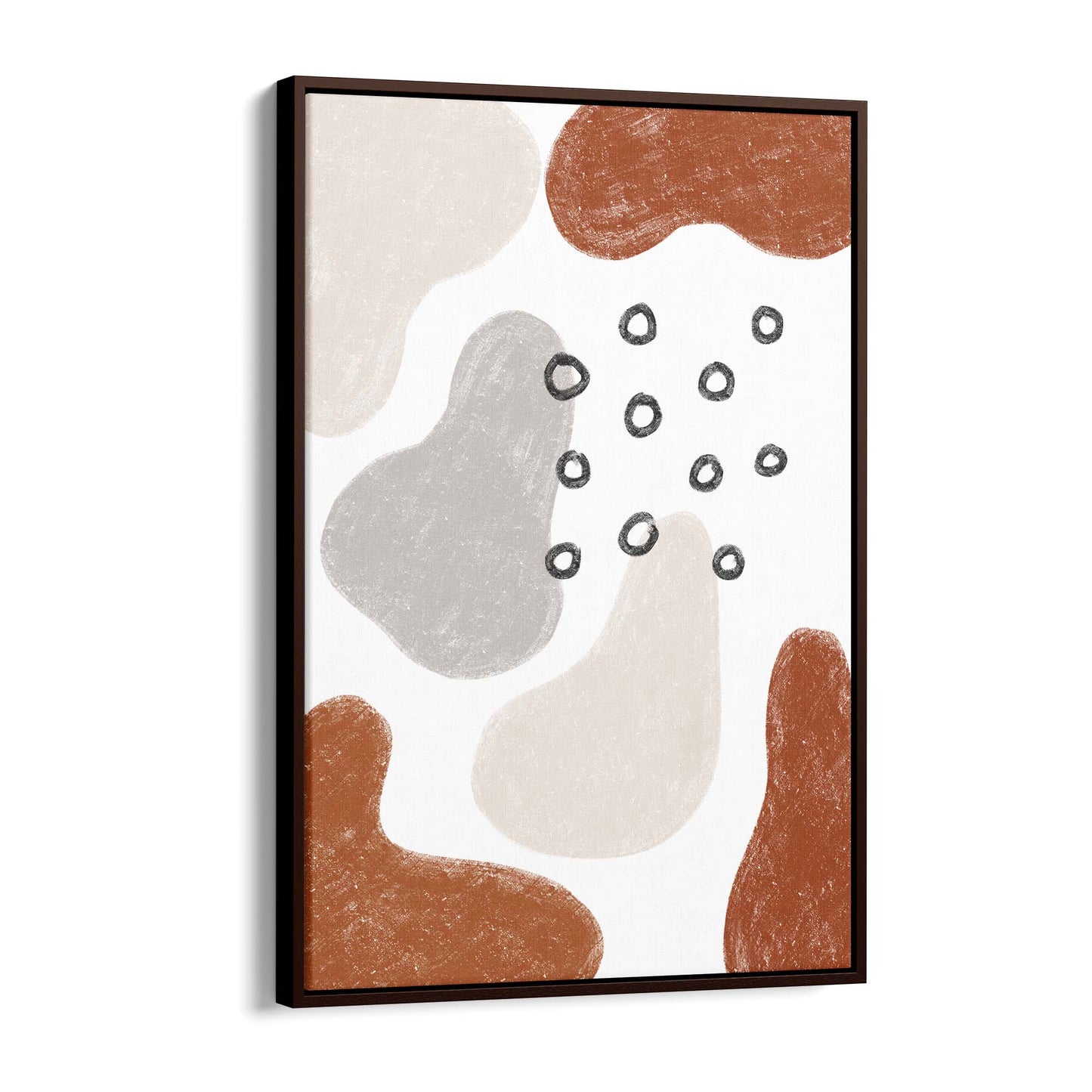 Modern Abstract Shape Minimal Retro Wall Art #13 - The Affordable Art Company