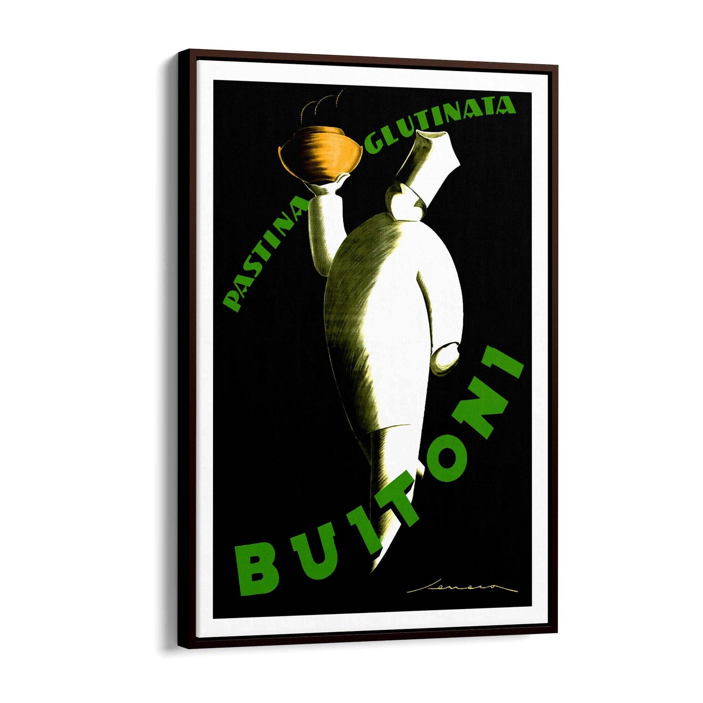 Buitoni Pasta Vintage Food Advert Wall Art - The Affordable Art Company