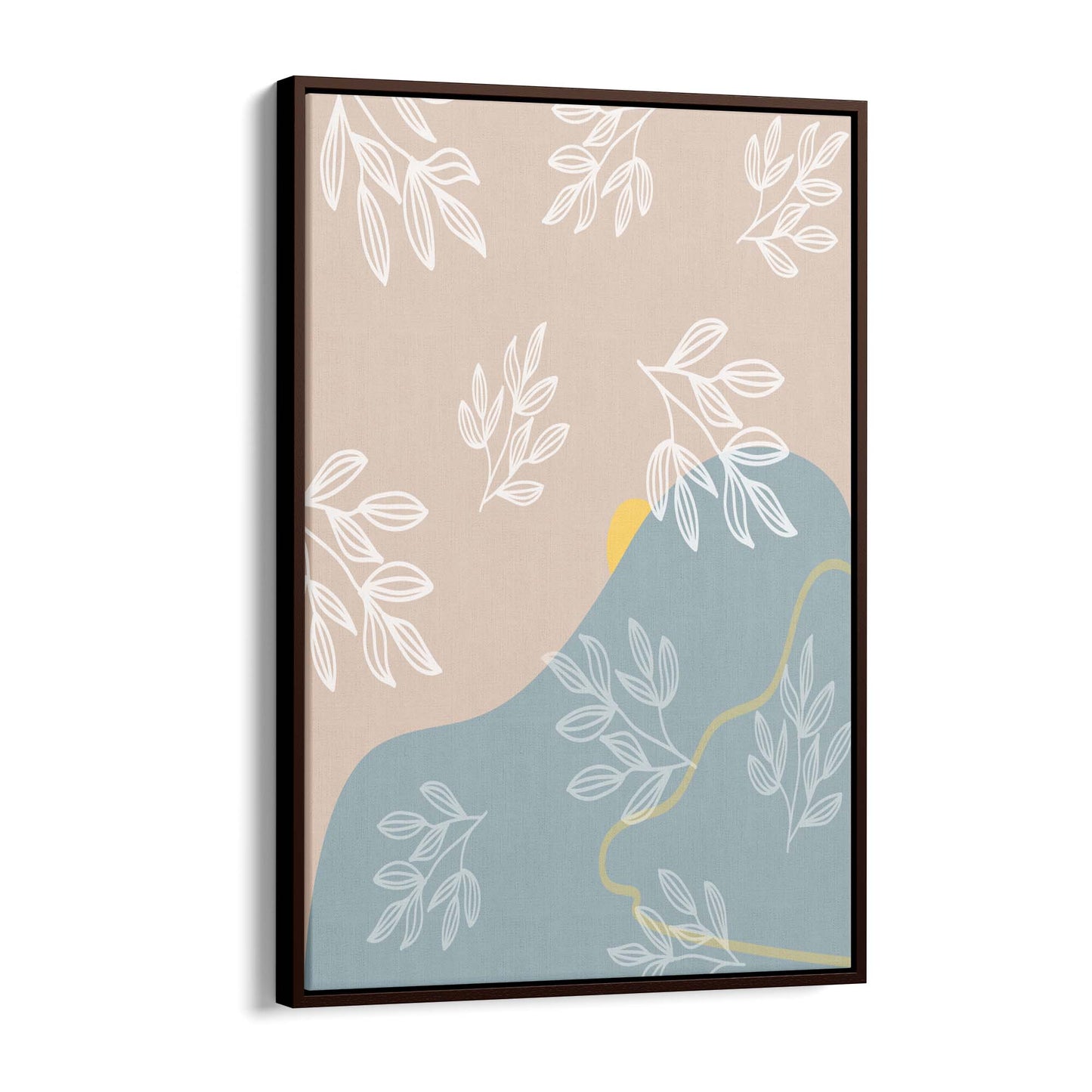 Calm Abstract Minimal Pastel Modern Wall Art #2 - The Affordable Art Company