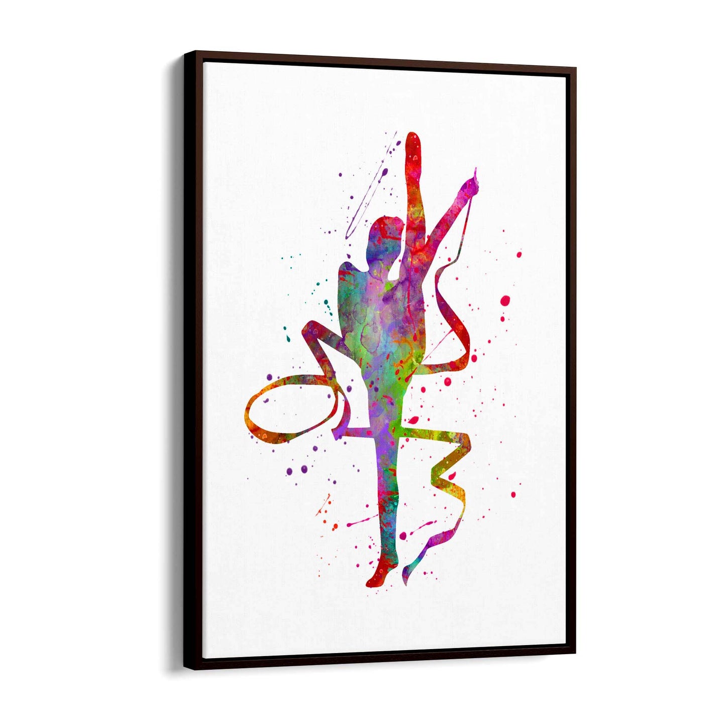Gymnast Dance Girls Bedroom Gymnastics Wall Art #3 - The Affordable Art Company