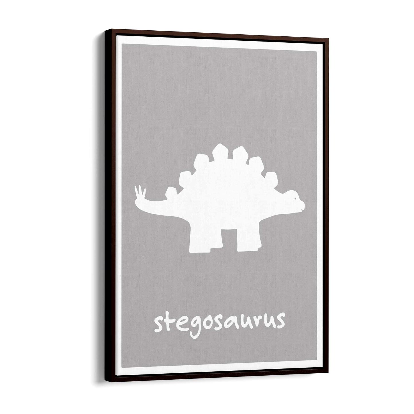 Stegosaurus Dinosaur Boys Bedroom Nursery Art - The Affordable Art Company