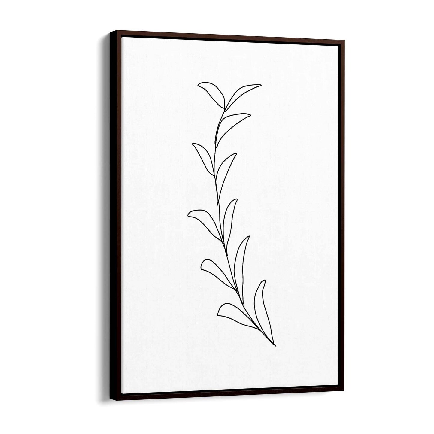 Minimal Floral Drawing Flower Abstract Wall Art #44 - The Affordable Art Company