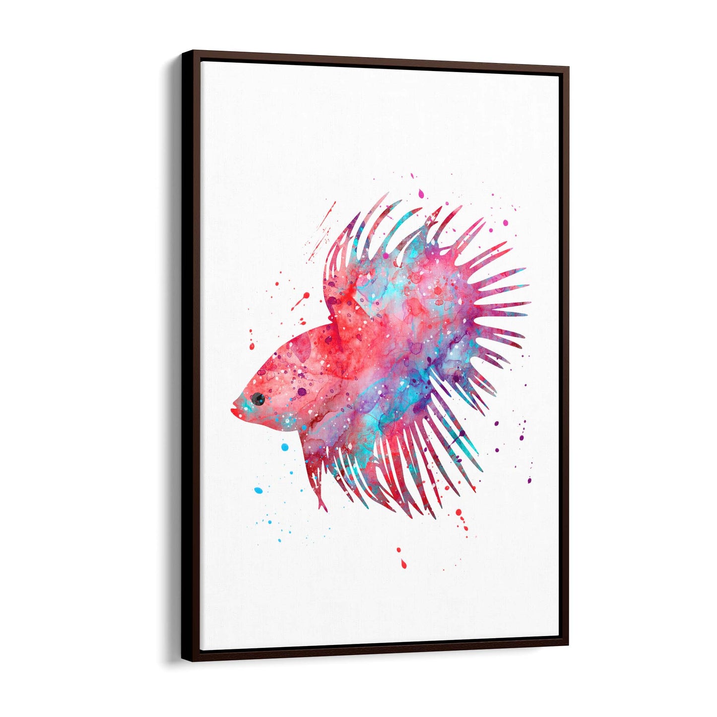 Cute Clown Fish Painting Nursery Sealife Wall Art - The Affordable Art Company