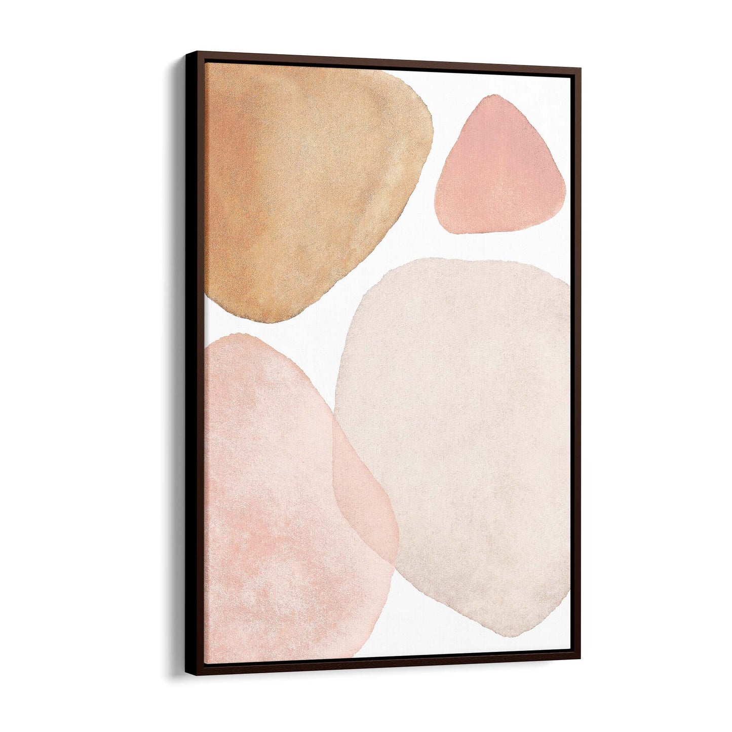 Abstract Modern Watercolour Shapes Painting Wall Art #16 - The Affordable Art Company