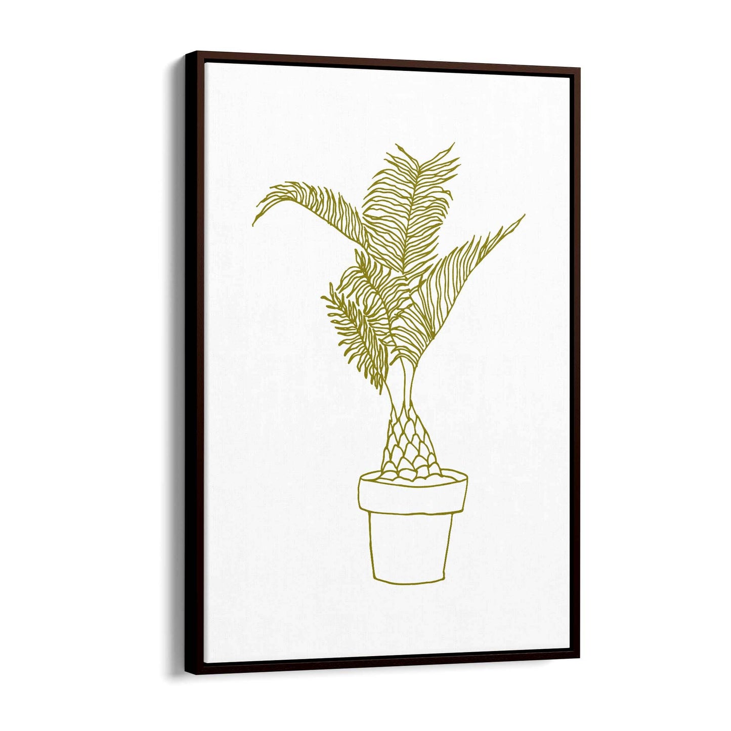 Abstract House Plant Minimal Living Room Wall Art #23 - The Affordable Art Company