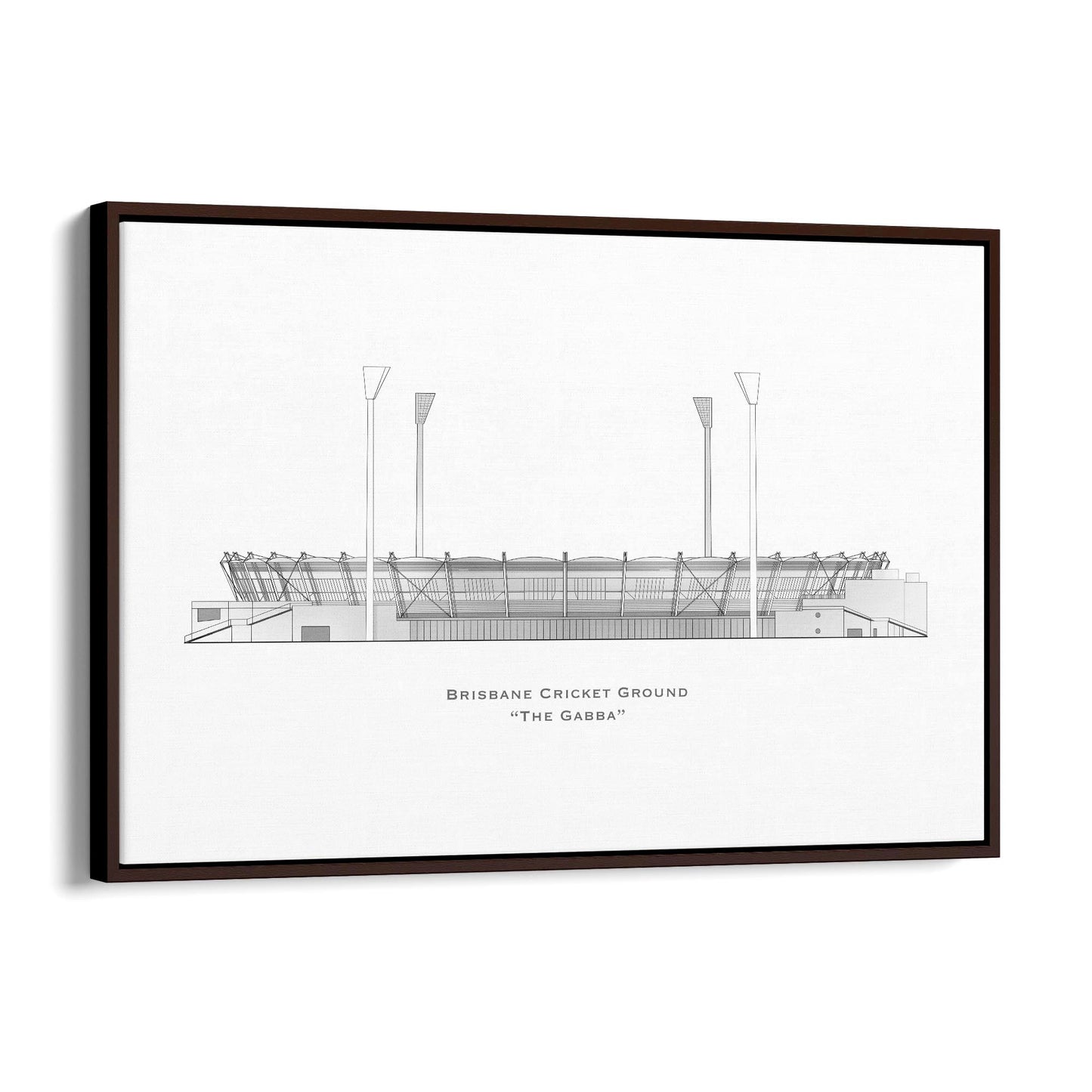 Brisbane Cricket Ground "The Gabba" Original Wall Art - The Affordable Art Company