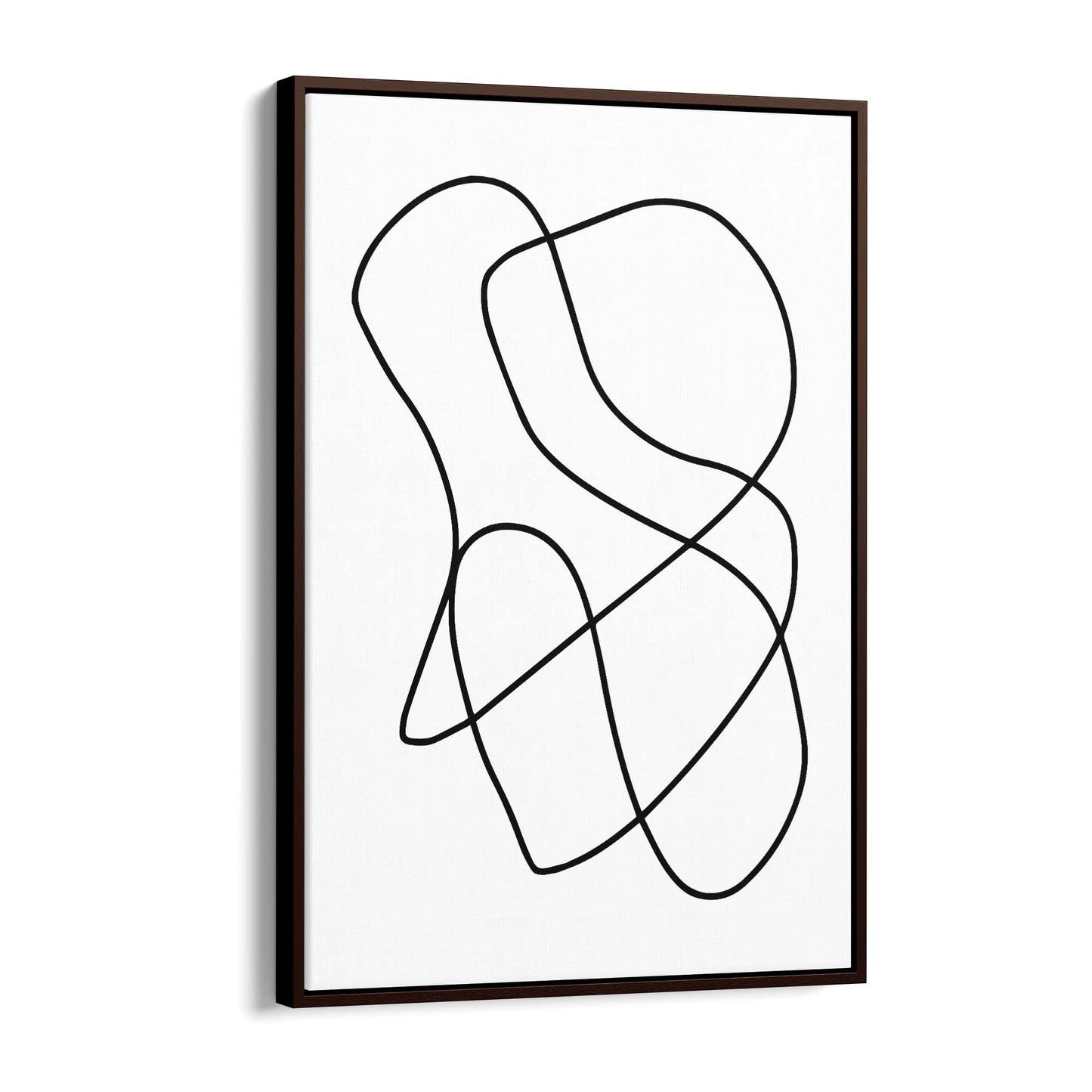 Minimal Abstract Modern Line Artwork Wall Art #5 - The Affordable Art Company