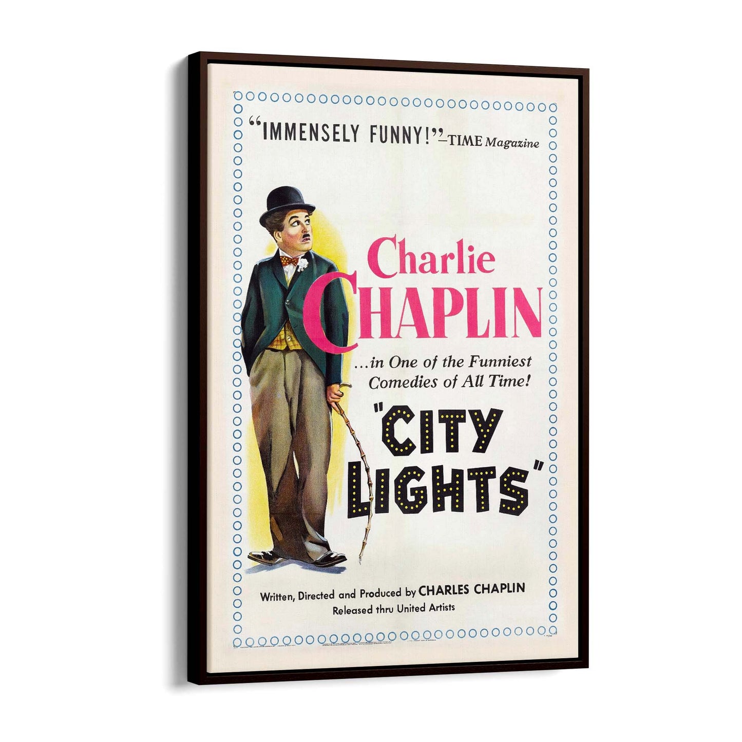 Vintage Charlie Chaplin Movie Wall Art - The Affordable Art Company