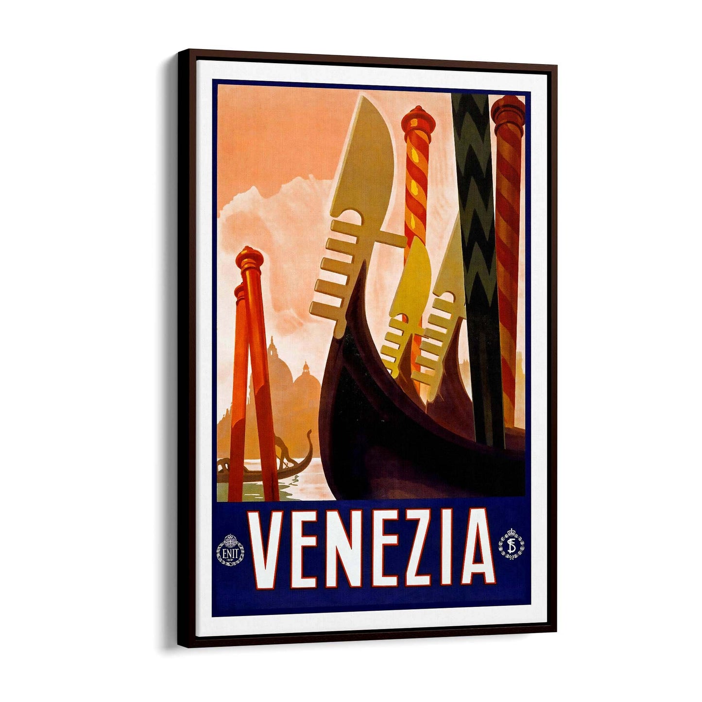 Vintage Venezia (Venice), Italy Advert Wall Art - The Affordable Art Company