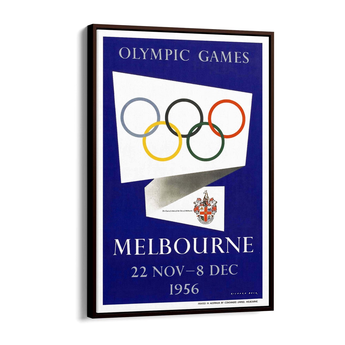 Olympic Games Melbourne (1956) Vintage Wall Art #1 - The Affordable Art Company