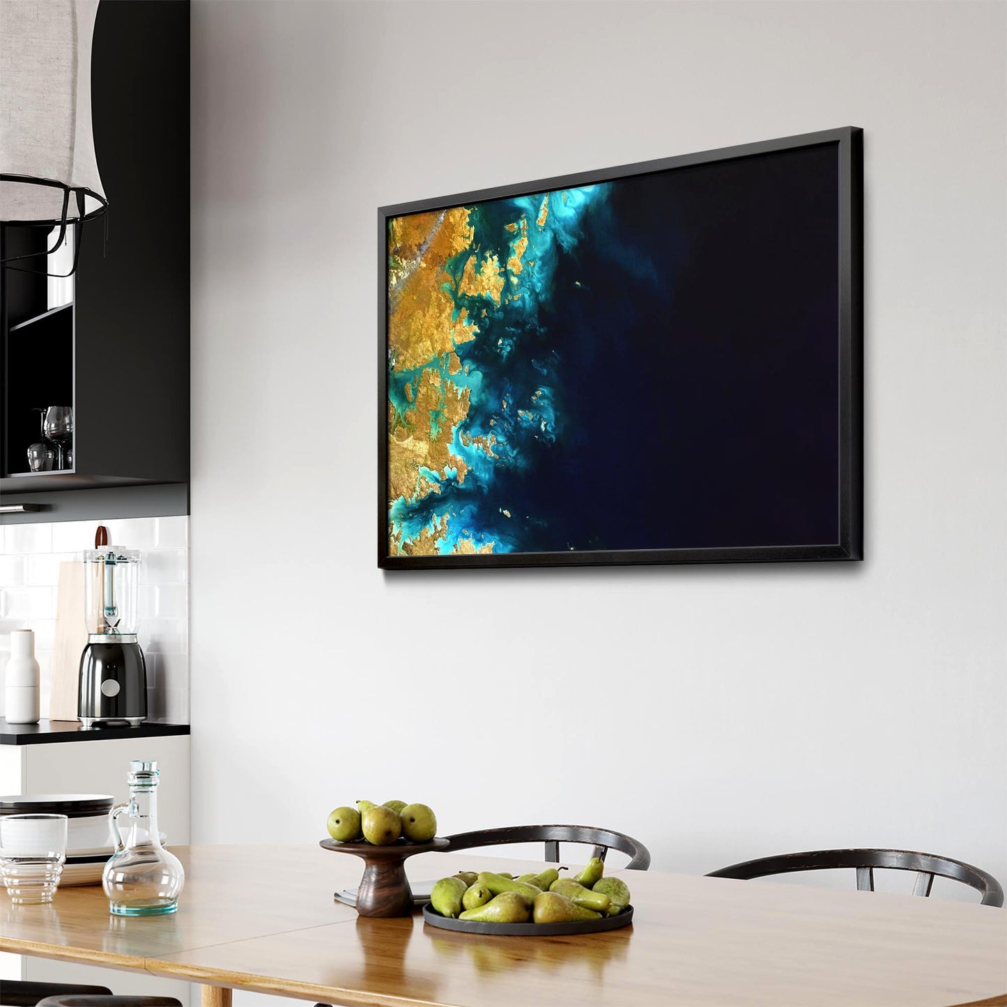 Northwesten Australia Aerial Photograph Wall Art - The Affordable Art Company